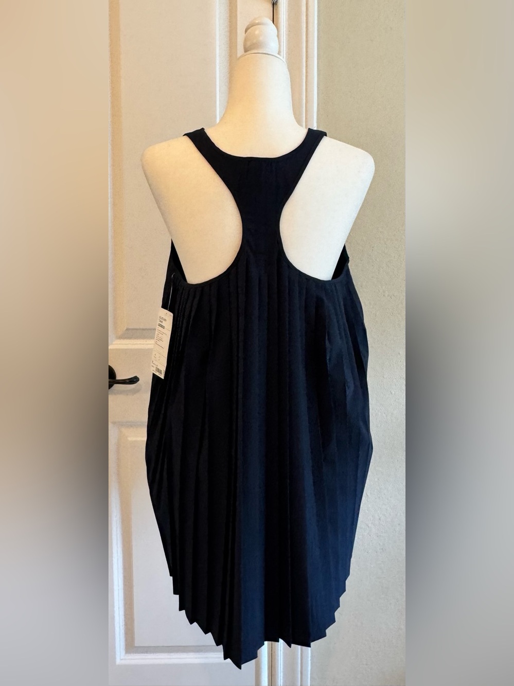 ATHLETA Sojourn Tank Navy Sleeveless Racerback Tank Top